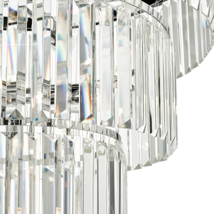 Athena - Modern Art Deco Tiered Chandelier - Large