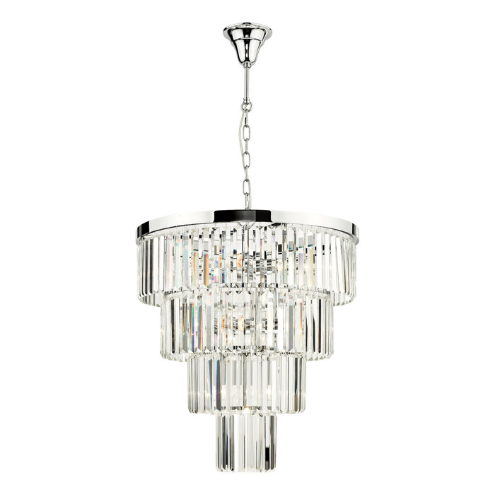 Athena - Modern Art Deco Tiered Chandelier - Large