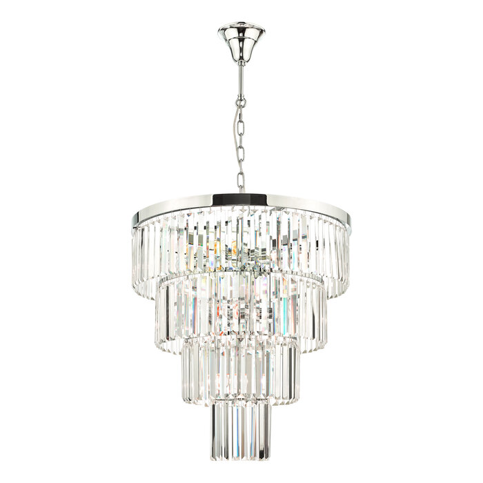 Athena - Modern Art Deco Tiered Chandelier - Large