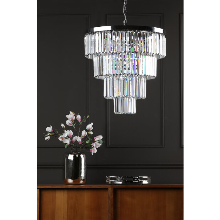 Athena - Modern Art Deco Tiered Chandelier - Large