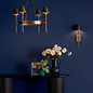 Durrell Single Brass Wall Light - David Hunt