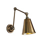 Hackney Antique Brass Wall Light - David Hunt