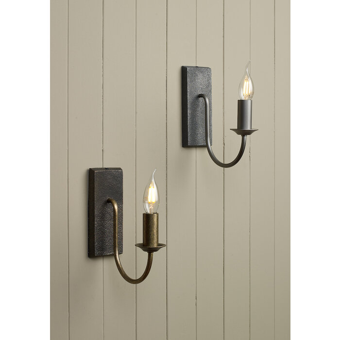 Herriot Single Wall Light in Bronze - David Hunt