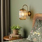 Idrah - Bronze & Champagne Glass Wall Light