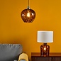 Lea - Tortoiseshell and Brass Table Lamp with Shade