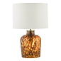 Lea - Tortoiseshell and Brass Table Lamp with Shade