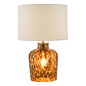 Lea - Tortoiseshell and Brass Table Lamp with Shade