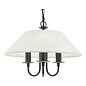 Siran - Coolie Shade Townhouse Shadelier Feature Light - 3 Light - Black