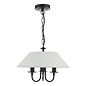 Siran - Coolie Shade Townhouse Shadelier Feature Light - 3 Light - Black