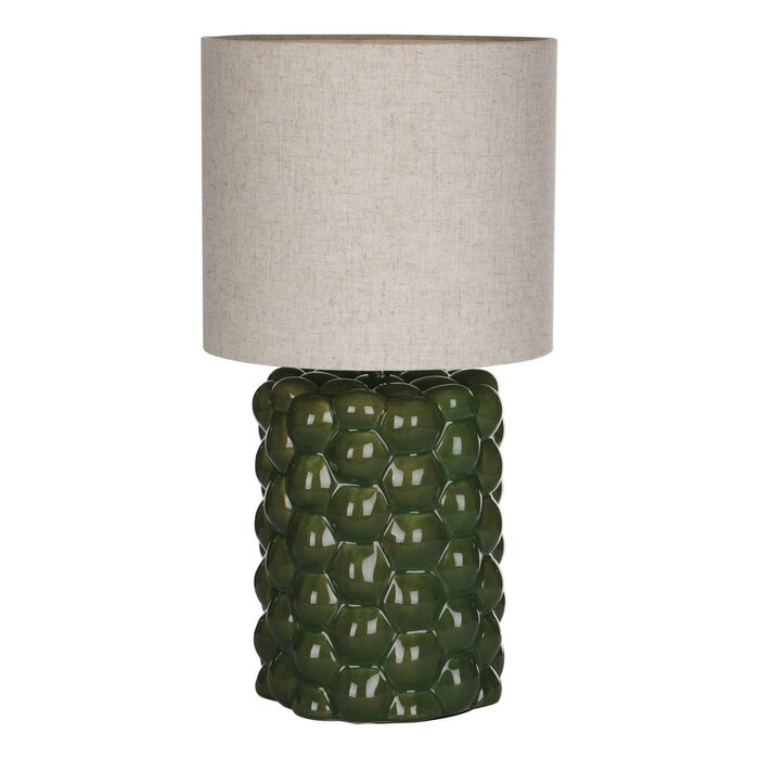 Jayden Table Lamp Green Reactive Glaze With Shade