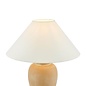Sasha Terracotta Table Lamp With Natural Linen Coolie Shade