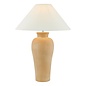 Sasha Terracotta Table Lamp With Natural Linen Coolie Shade