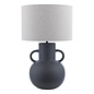 Urn Ceramic Table Lamp Black With Shade