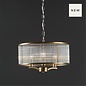 Evie - Antique Bronze & Glass Art Deco Feature Pendant Light