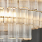 Toulouse - Showstopping Tiered Glass 12 Light Pendant