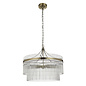 Delano - Art Deco Glass Rod Feature Light Chandelier