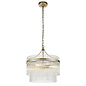 Delano - Art Deco Glass Rod Chandelier Pendant Light