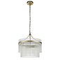 Delano - Art Deco Glass Rod Chandelier Pendant Light