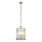 Monty - Ribbed Glass Lantern - 4lt Pendant