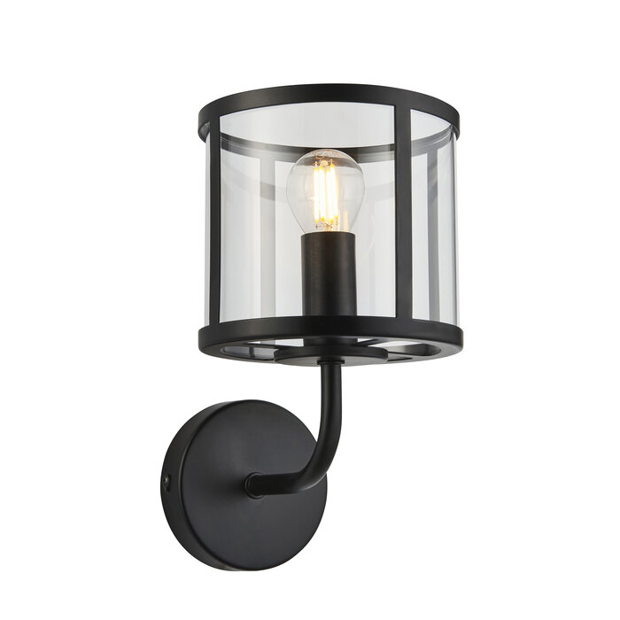 Hopton - Classic Wall Light - Black