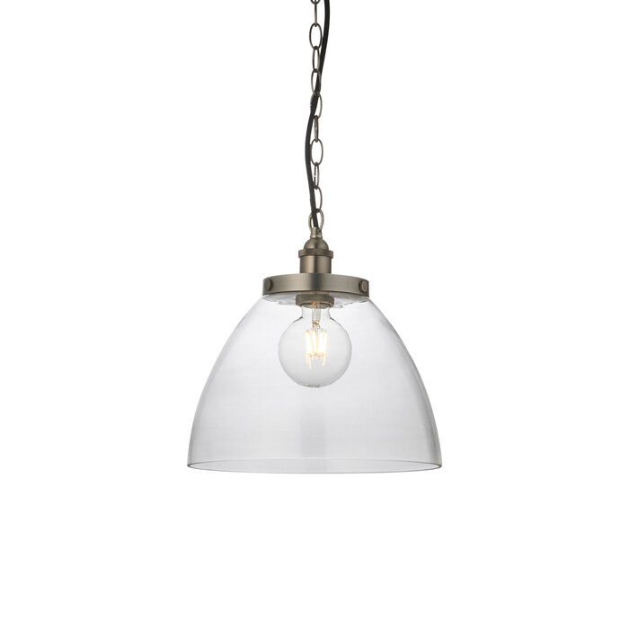 Hansen - Single Pendant - Brushed Silver