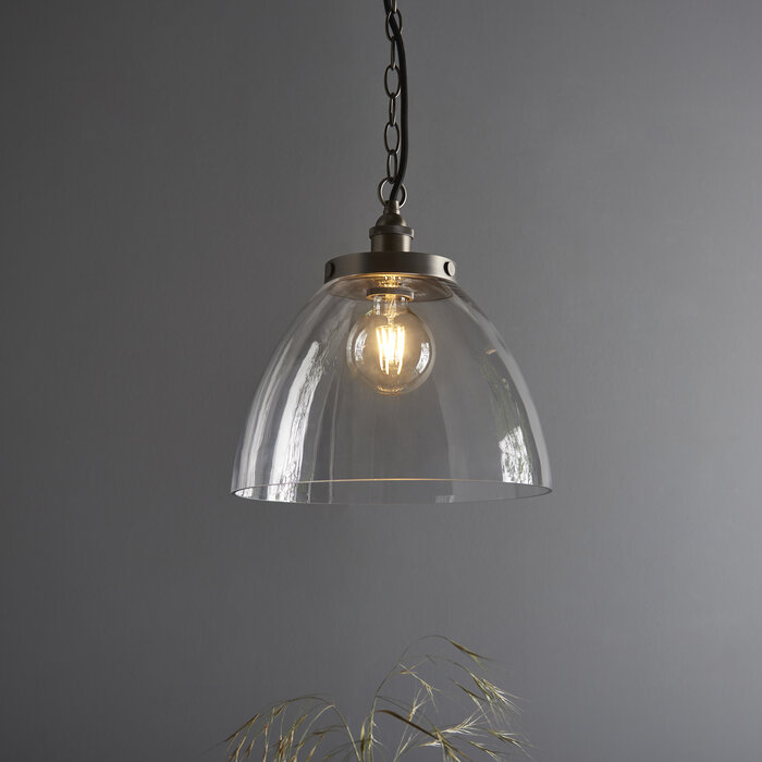 Hansen - Single Pendant - Brushed Silver