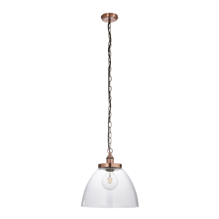 Hansen - Single Pendant - Aged Copper