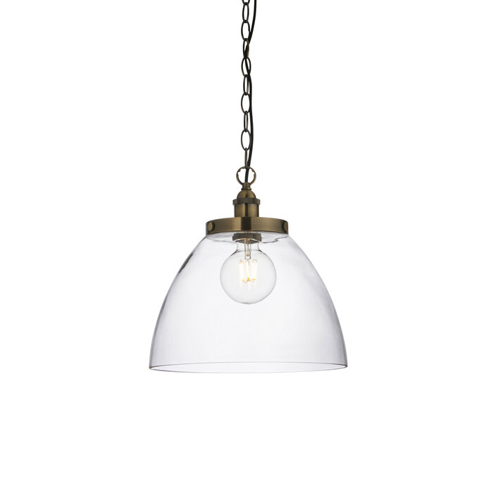 Hansen - Single Pendant - Antique Brass