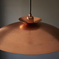 Crispin - Large Copper Hammered Disc Pendant