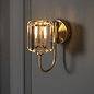 Berenice - Brass & Glass Wall Light