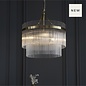 Delano - Art Deco Glass Rod Chandelier Pendant Light