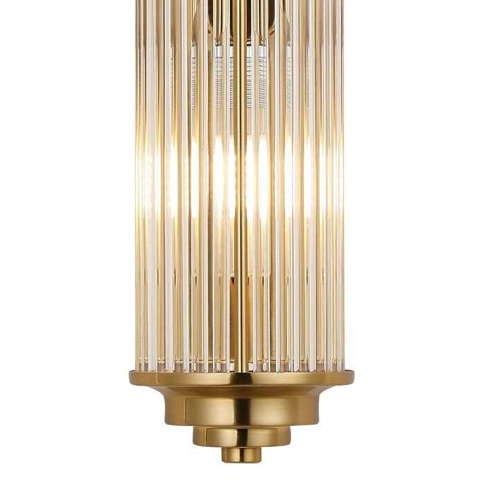 Tai - Two Light Wall Light with Glass Rods - Gold