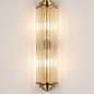 Tai - Two Light Wall Light with Glass Rods - Gold