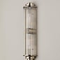 Tai - Two Light Wall Light with Glass Rods - Antique Brass