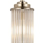 Tai - Two Light Wall Light with Glass Rods - Antique Brass