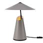 Taid - Scandi Conical Table Lamp - Brown