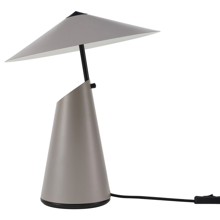 Taid - Scandi Conical Table Lamp - Brown