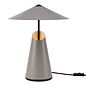 Taid - Scandi Conical Table Lamp - Brown