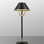 Ella - Cordless Rechargeable Portable Table Lamp - Dark Green & Gold