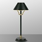 Ella - Cordless Rechargeable Portable Table Lamp - Dark Green & Gold
