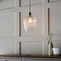 Gerard 1 Light Single Pendant Light - Polished Chrome Ribbed Glass