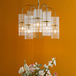 Nolly - 9 Light Brass & Glass Statement Chandelier Pendant