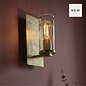 Malton - Luxury Hammered Brass Industrial Wall Light