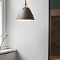 Rem  Scandi Pendant - Beige, Bronze & Leather