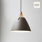 Rem  Scandi Pendant - Beige, Bronze & Leather