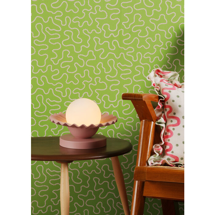 Pop - Strawberry Shell Touch Table Lamp & Opal Shade - David Hunt