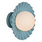 Pop - Amalfi Blue Wall Light - Bespoke Finish & Opal Shade - David Hunt