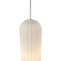 Mialla - White and Opaque Glass 3 Light Bar Scandi Pendant