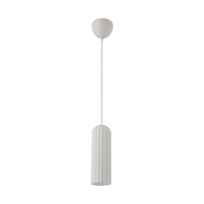 Mialla - White and Opaque Glass Scandi Pendant