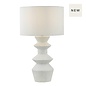 Bidelia Table Lamp Matt White With Shade